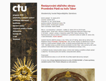 Tablet Screenshot of ctu-uk.cz